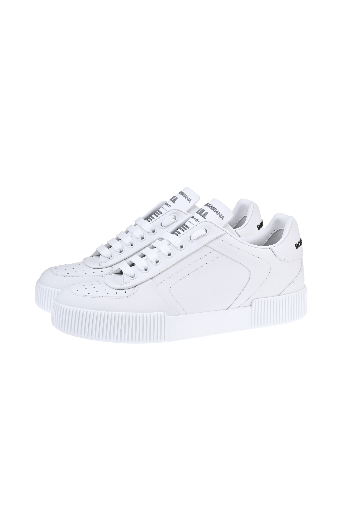 Dolce and gabbana on sale white and black sneakers