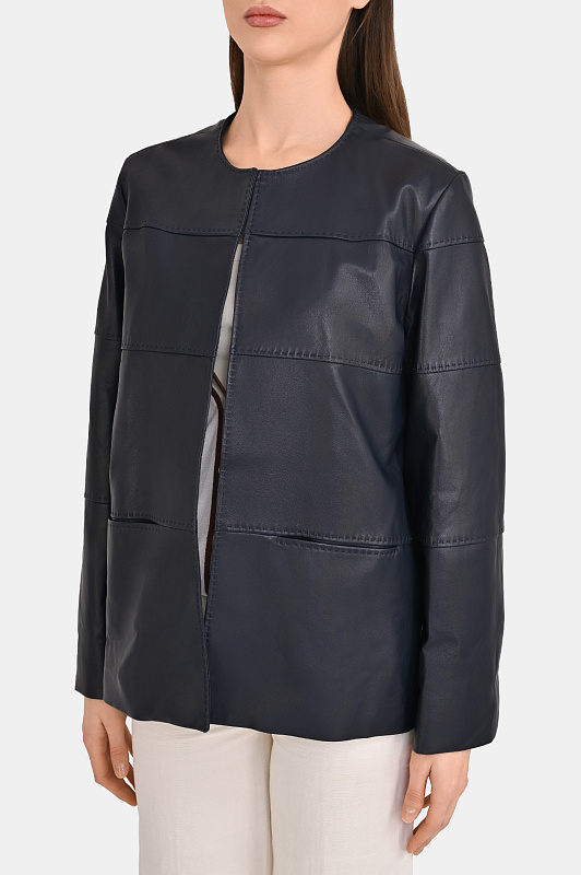 Куртка KITON Темно-синий Женский D61575K0949H01003