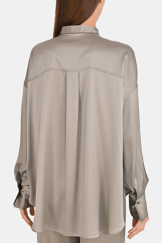 Блуза BRUNELLO  CUCINELLI Оливковый Женский M0C59MY906