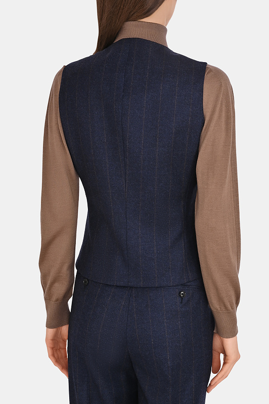 Жилет KITON Темно-синий Женский D47456K0540I0 Жилет KITON Темно-синий Женский D47456K0540I0