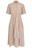 Платье+пояс KITON Бежевый