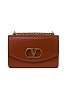 Сумка с цепочным ремнём VALENTINO GARAVANI Коричневый