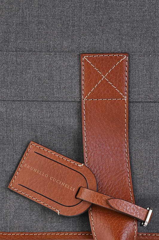 Сумка-чехол BRUNELLO  CUCINELLI Серый Мужской MWN4ZU390