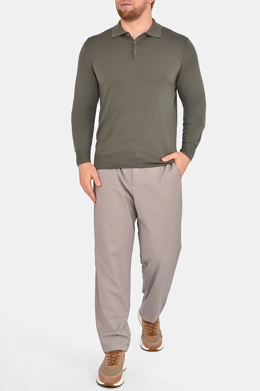 Поло CANALI Темно-зеленый Мужской C0017 MK01149