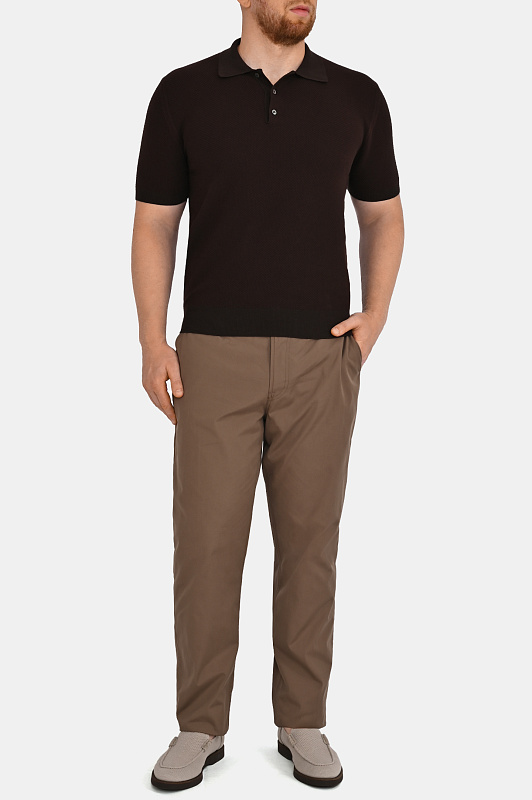Брюки CANALI Коричневый Мужской U91675AV05971