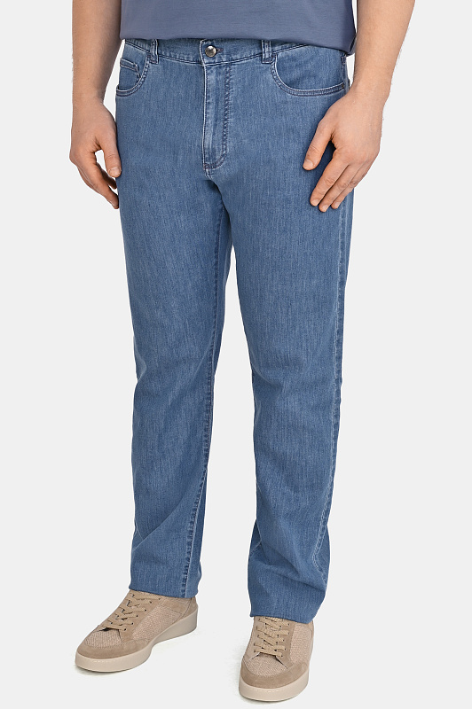 Джинсы CANALI Голубой Мужской 91719PD00400
