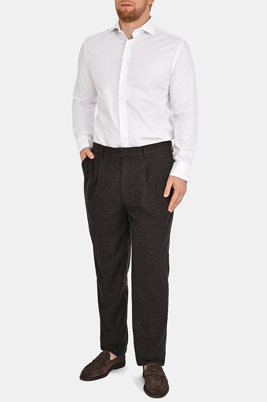 Рубашка белая CANALI Белый Мужской GA03288 CCLX0C3