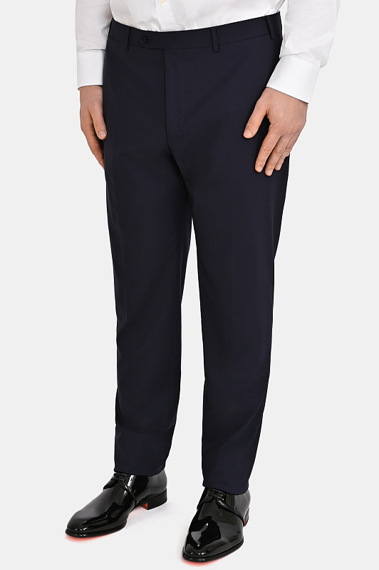 Брюки CANALI Темно-синий Мужской 71019EU00551