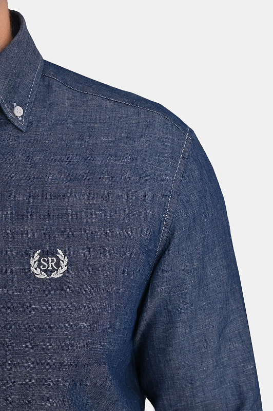 Рубашка STEFANO RICCI Синий Мужской MC008209 EX2907