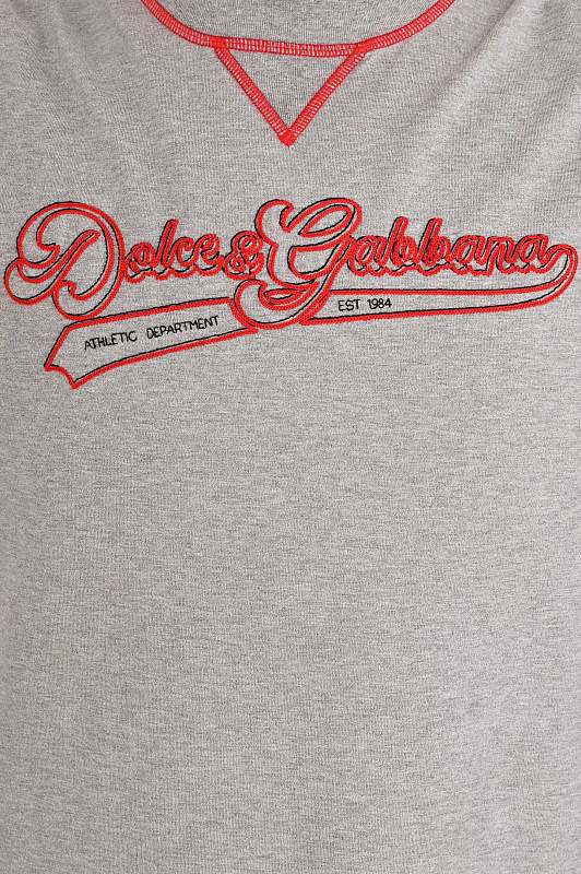 Футболка DOLCE & GABBANA  Серый Мужской G8TI8Z G7PON