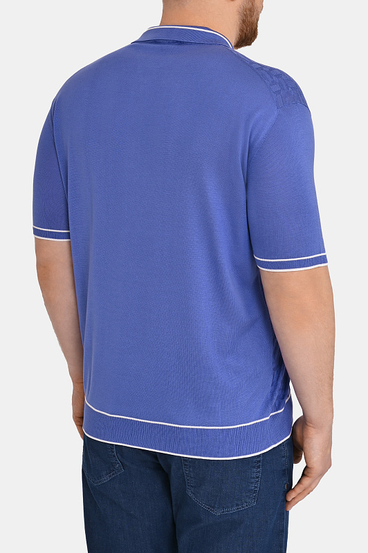 Поло CASTANGIA Голубой Мужской NC04