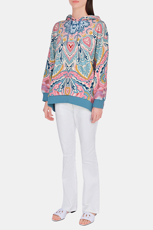 Худи ETRO Разноцветный Женский 12544 7963