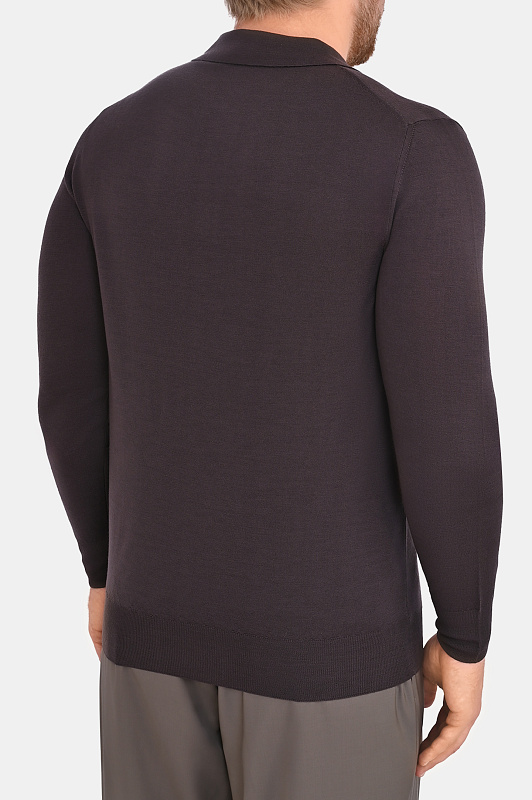 Поло CANALI Темно-коричневый Мужской C0017 MK01149