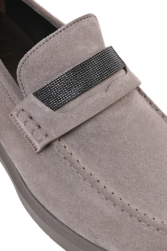 Лоферы BRUNELLO  CUCINELLI Бежевый Женский MZSFG2370