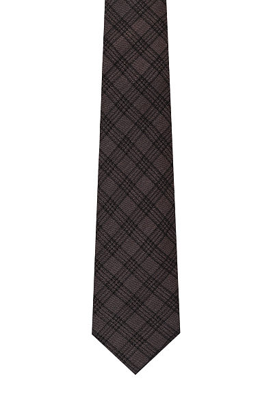 Клетчатый широкий галстук CANALI