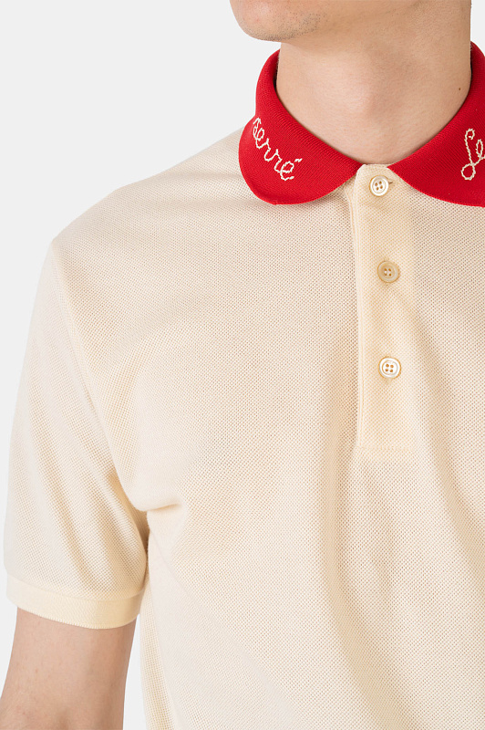 Поло GUCCI Молочный Мужской 598958 XJB0W