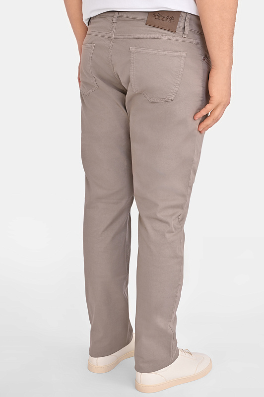 Джинсы MANDELLI Бежевый Мужской P26-0MIAMI-5695