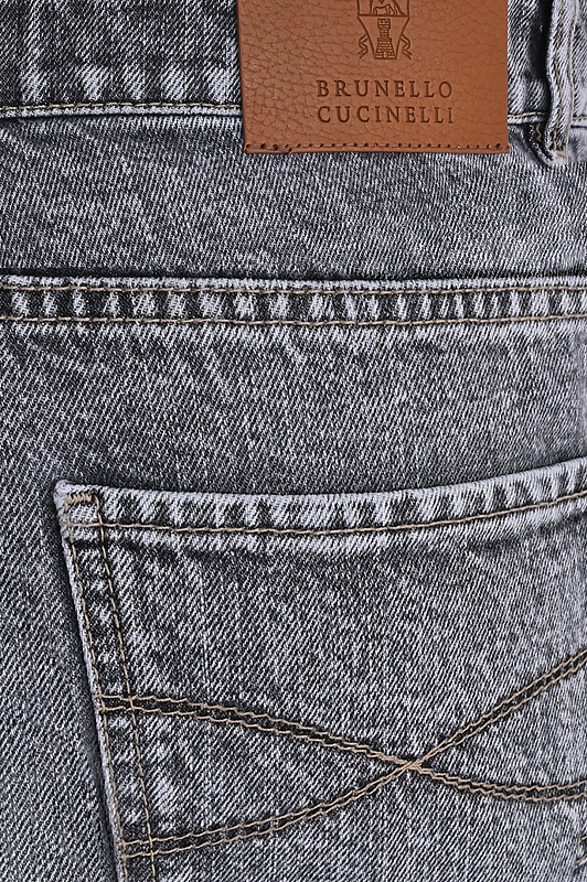 Джинсы BRUNELLO  CUCINELLI Серый Мужской MA095D3210