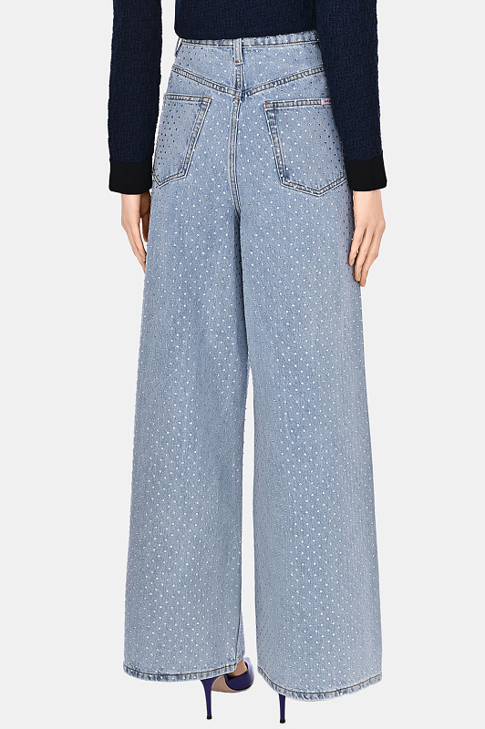 Джинсы SELF PORTRAIT  Голубой Женский RS24818PBL