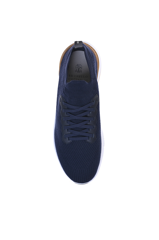 Кроссовки BRUNELLO  CUCINELLI Синий Мужской MZUWLBO253