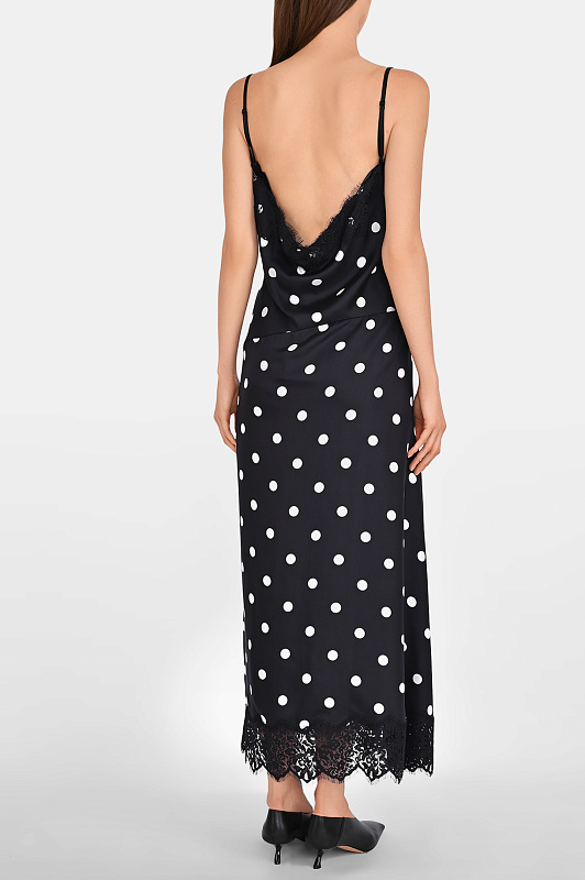 Платье SPORTMAX Черно-белый Женский SPXCAPO 2612221032600
