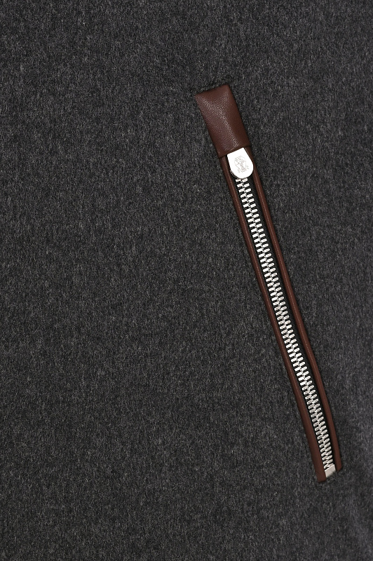 Куртка BRUNELLO  CUCINELLI Темно-серый Мужской MM4701606