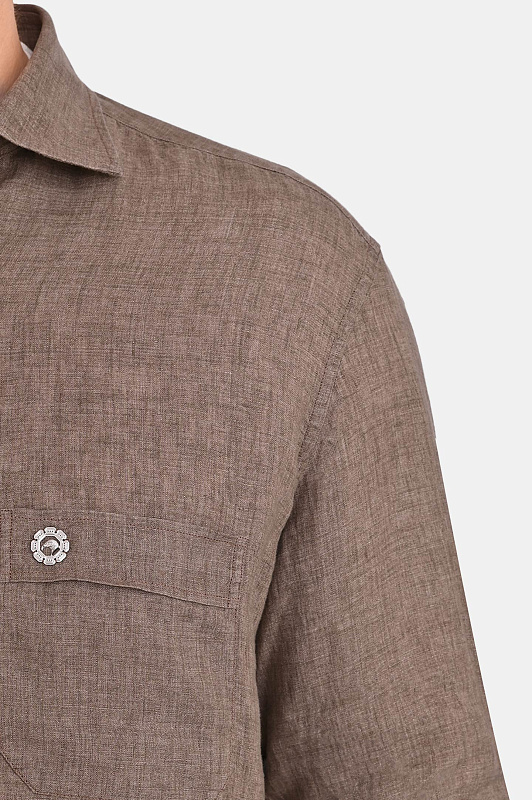 Рубашка STEFANO RICCI Коричневый Мужской MC008140 BX2922