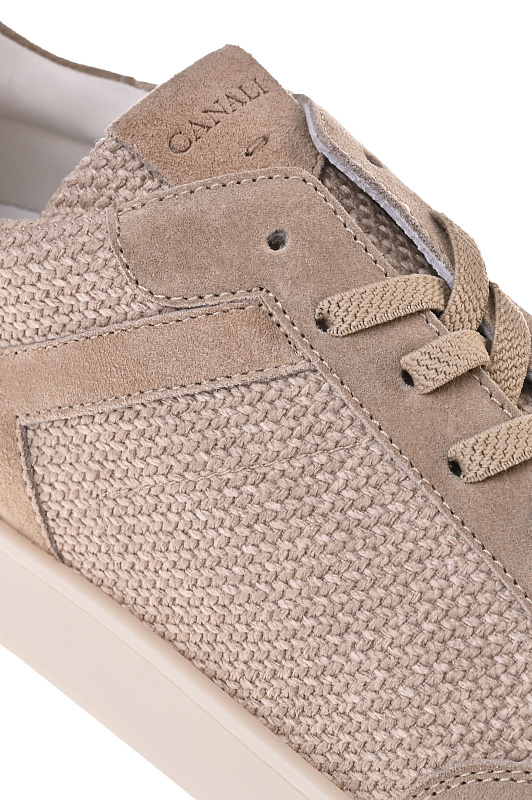 Кеды CANALI Бежевый Мужской 491224RC01272