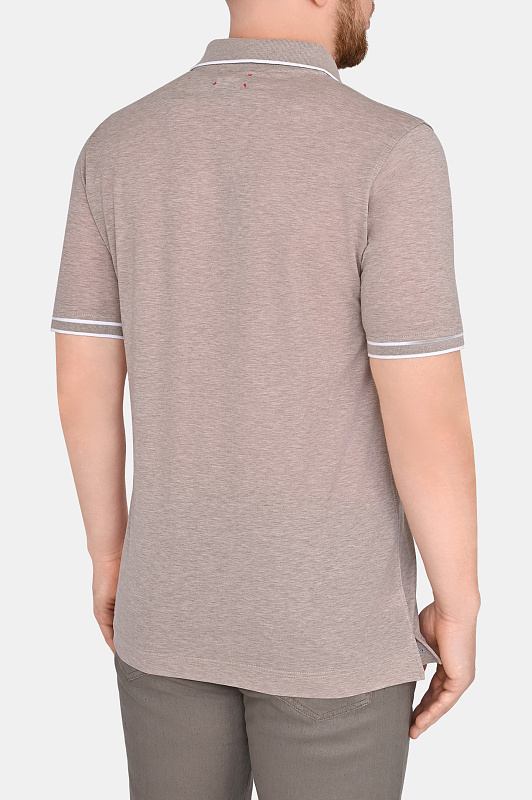 Поло KITON Бежевый Мужской UK1267E23