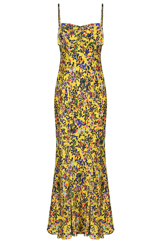 Платье с цветочным принтом