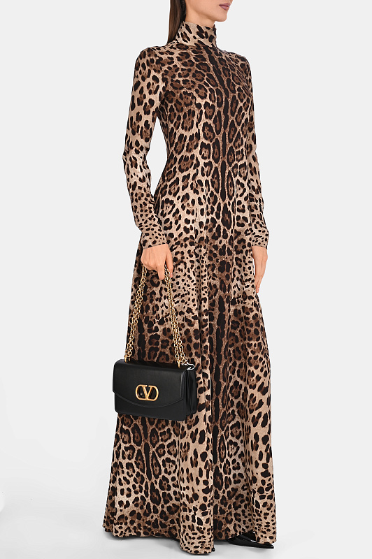 Платье DOLCE & GABBANA  Леопардовый Женский F612KT FSADD