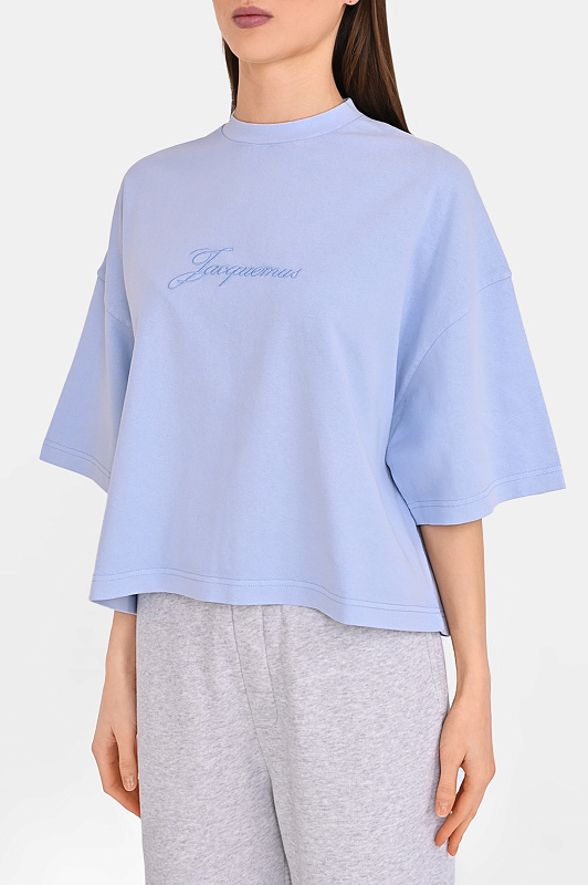 Блуза JACQUEMUS Синий Женский TSW00590AJ00045
