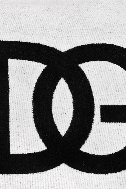 Одеяло DOLCE & GABBANA  Черно-белый Unisex TCE013 TCAIM