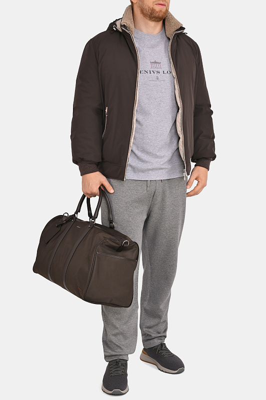 Куртка BRUNELLO  CUCINELLI Коричневый Мужской MV4061606