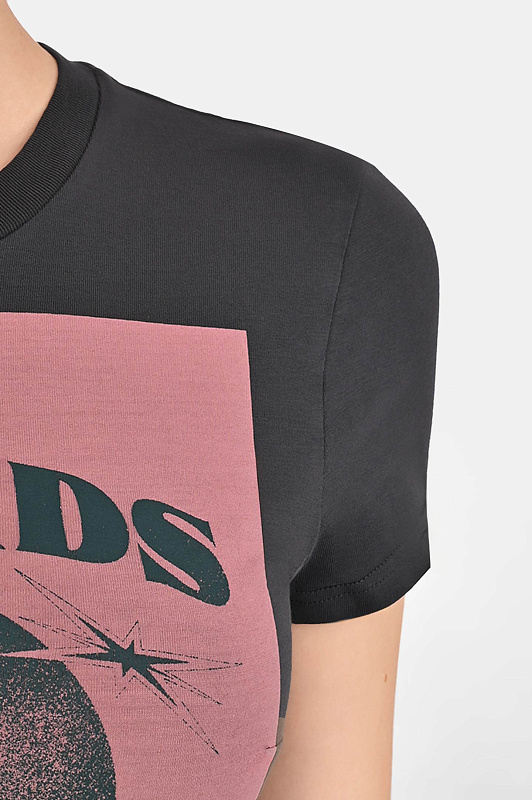 Футболка DOLCE & GABBANA  Темно-серый Женский F8V81T GDDPH