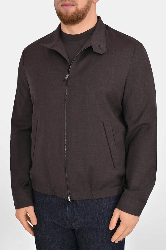 Куртка CANALI Темно-коричневый Мужской O41054SR03429