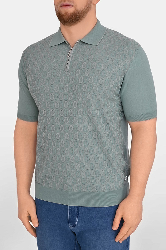 Поло STEFANO RICCI Зеленый Мужской K414015P31 F26166