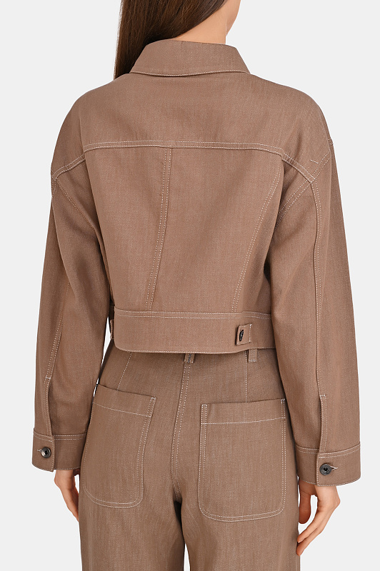 Куртка BRUNELLO  CUCINELLI Коричневый Женский MB1257801