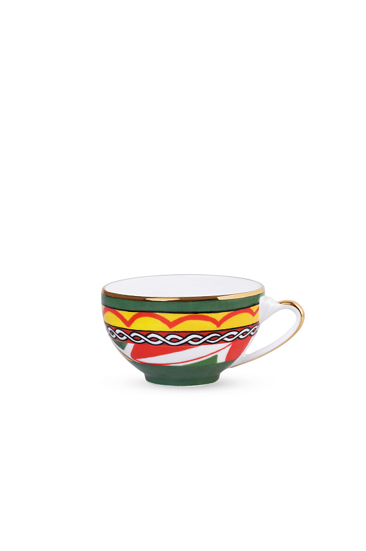 Чашка+Блюдце DOLCE & GABBANA  Разноцветный Unisex TC0100 TCA21