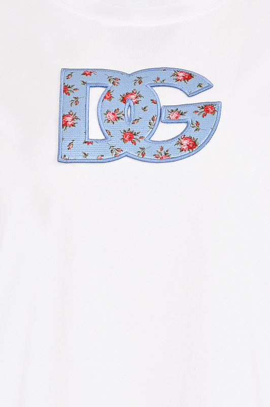 Футболка DOLCE & GABBANA  Белый Женский F8V42Z GDDLX