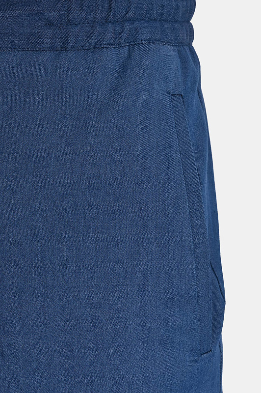 Брюки KITON Голубой Мужской UPN01H0969602
