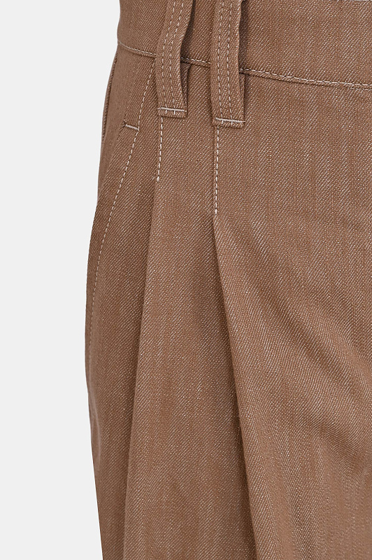 Брюки BRUNELLO  CUCINELLI Коричневый Женский MB125P5759