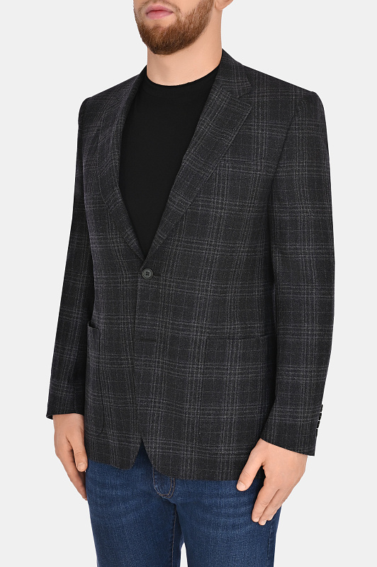 Пиджак CANALI Черный Мужской CF01259 11288L/6R