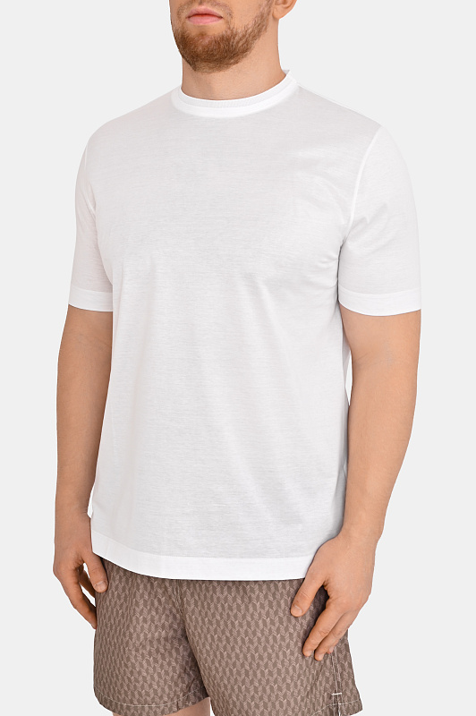 Футболка CANALI Белый Мужской T0922MJ00002