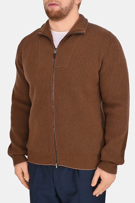 Кардиган CANALI Коричневый Мужской MK02552 C1223