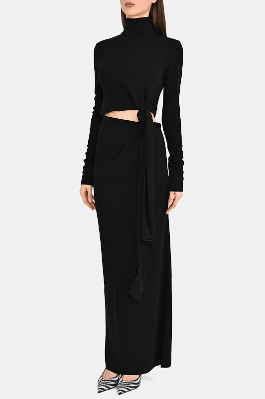 Платье SPORTMAX Черный Женский SPXSCOUT 2612621041600