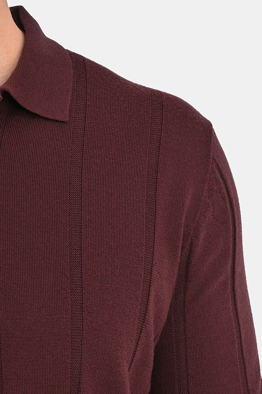 Поло бордовое CANALI Бордовый Мужской MK02483 C1134