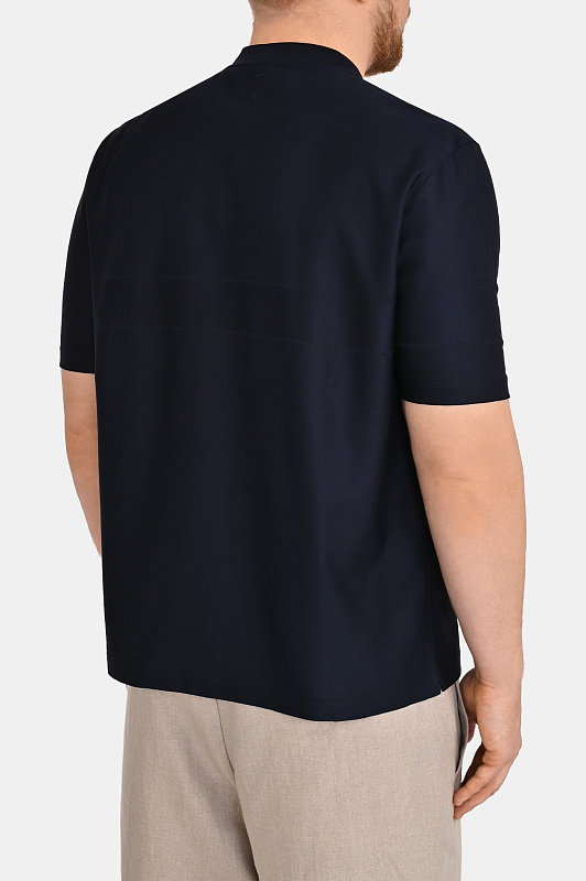 Футболка CANALI Темно-синий Мужской T0943MJ02438