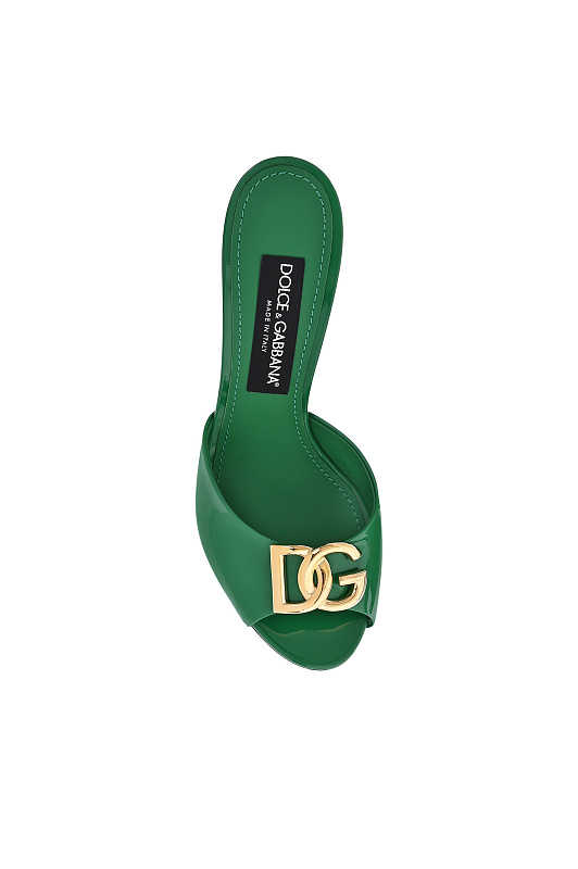 Мюли DOLCE & GABBANA  Зеленый Женский CR1484 A1471
