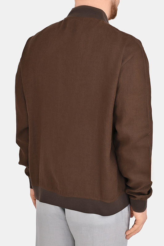 Куртка KITON Коричневый Мужской UGO001H09690